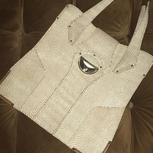 Botkier Gladiator Snakeskin Embossed Tote